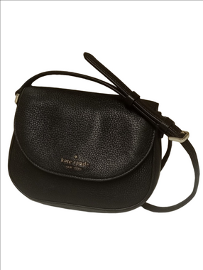 🖤 KATE SPADE BLACK PEBBLED LEATHER SMALL CROSSBODY BAG